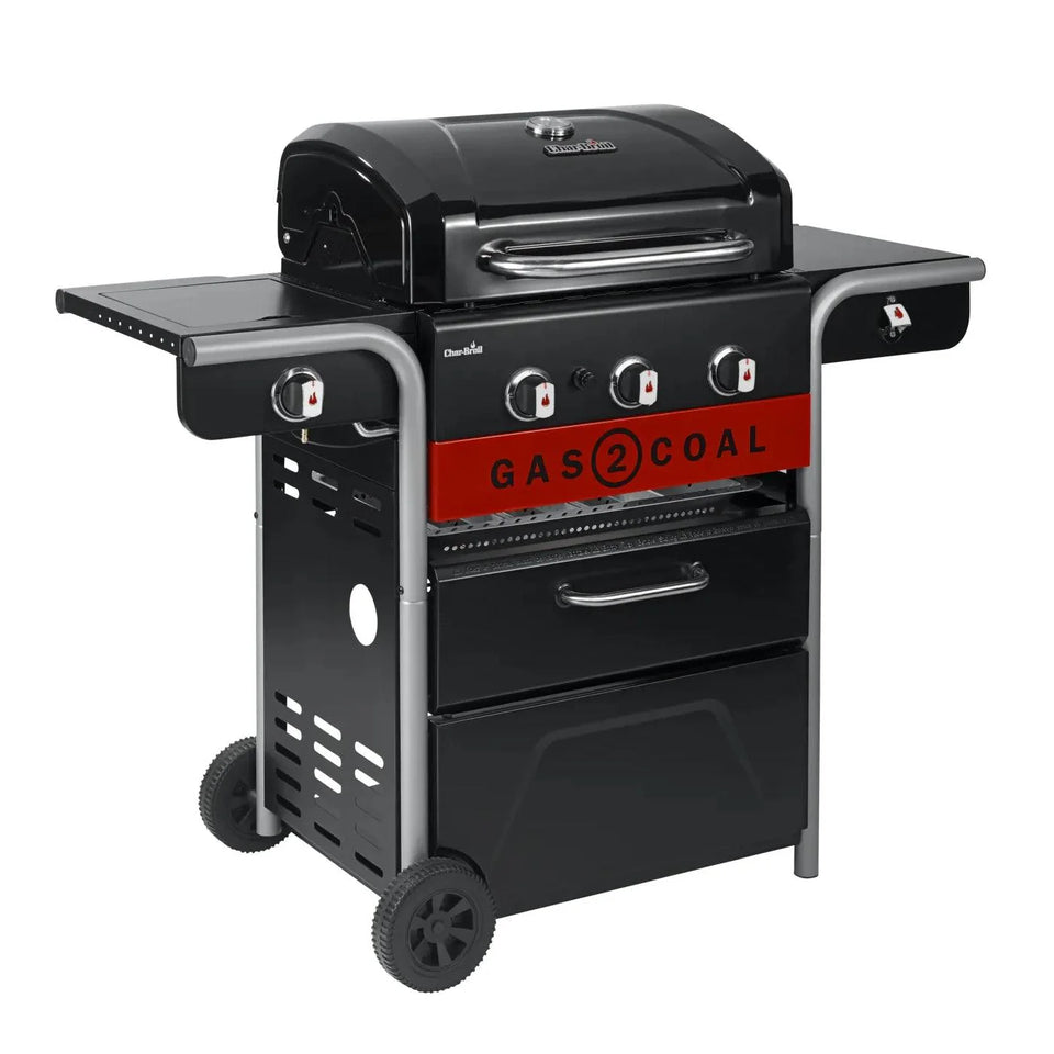 Char-Broil 3 Burner Gas2Coal 2.0 Hybrid Gas & Charcoal BBQ (140925)