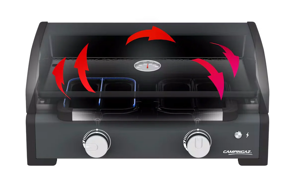 Campingaz Sigma 2 Gas Plancha Griddle with Hood