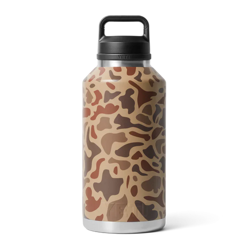 Wetlands Camo Yeti Rambler 64oz (1.9L) Bottle with Chug Cap