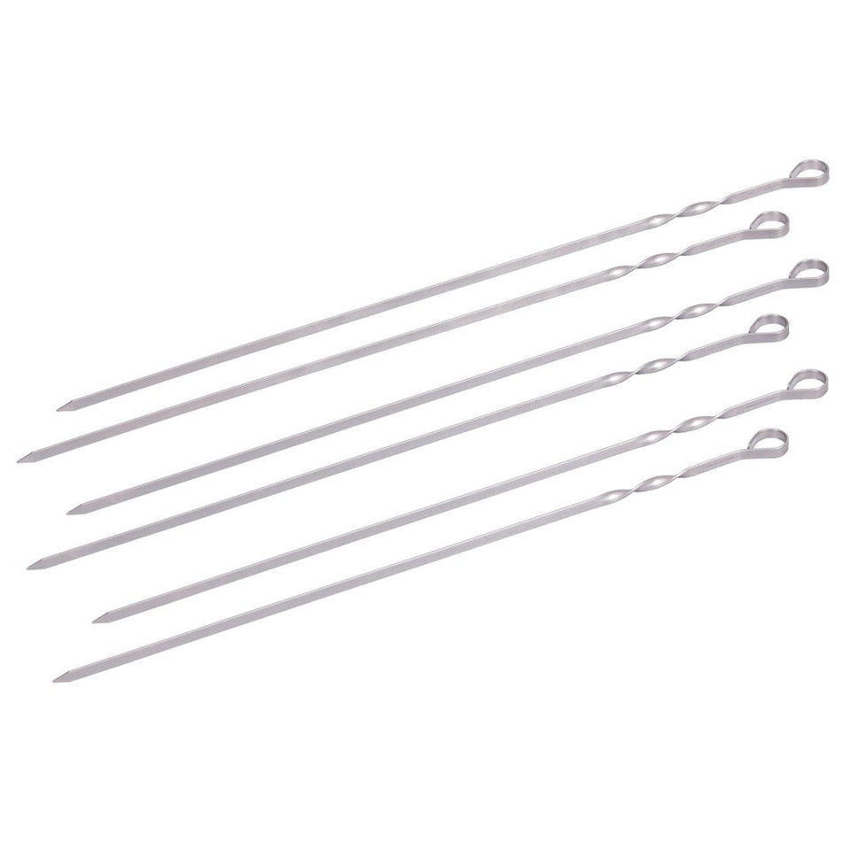 7 pc Long BBQ Skewers 66cm for Monolith Classic Rotisserie