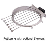 7 pc Long BBQ Skewers 66cm for Monolith Classic Rotisserie