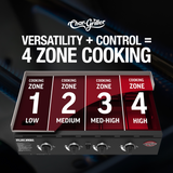 Char-Griller 4 Burner Flat Iron Premium Gas Griddle