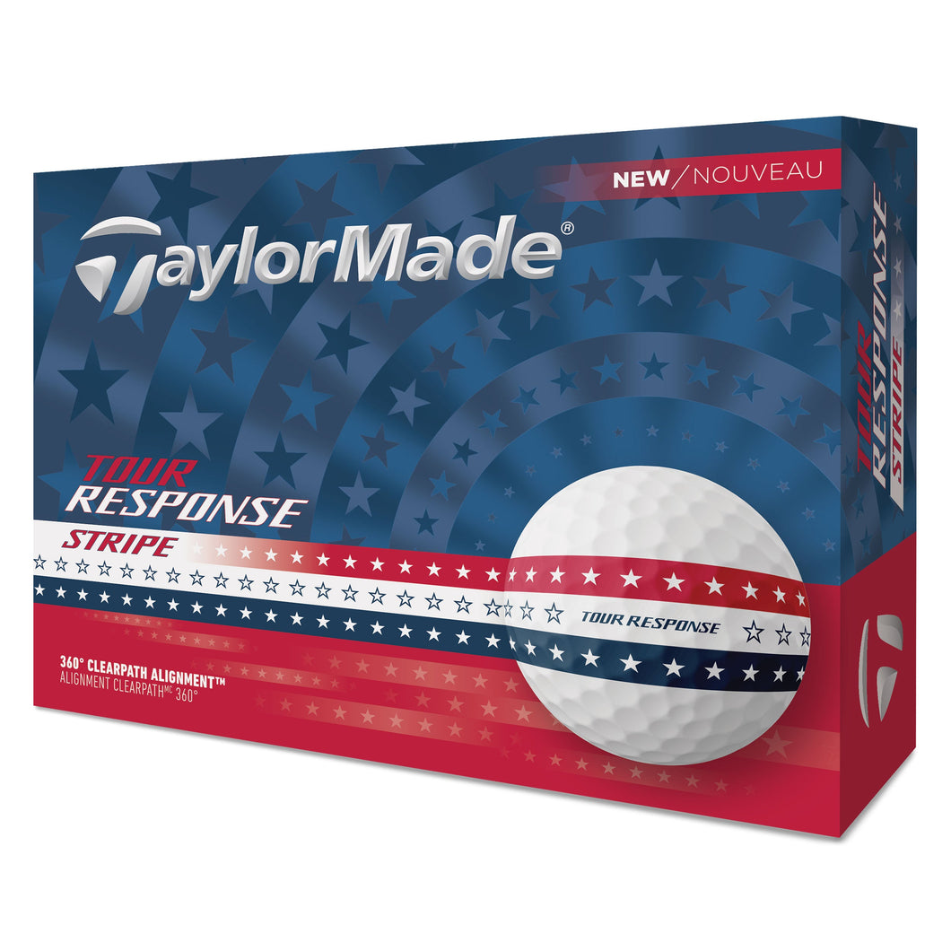 TaylorMade Tour Response Stripe USA Golf Balls