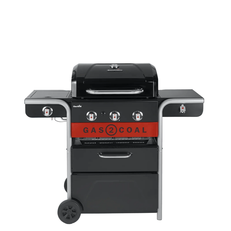 Char-Broil 3 Burner Gas2Coal 2.0 Hybrid Gas & Charcoal BBQ (140925)