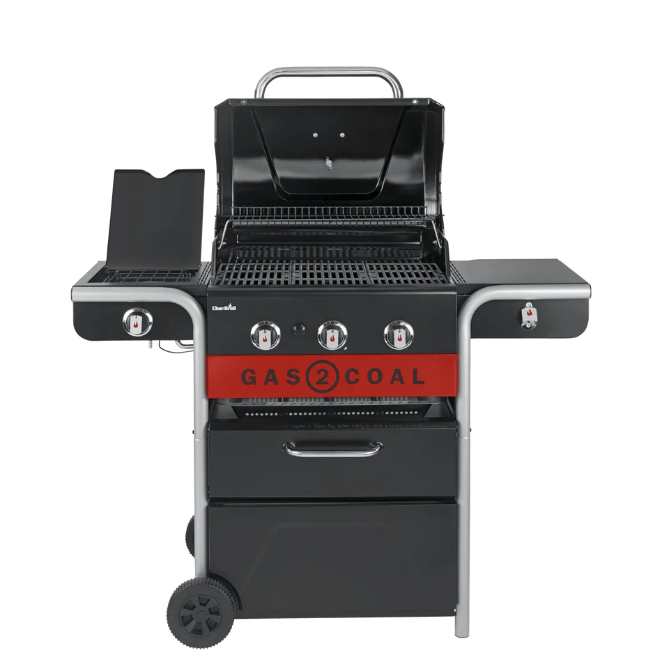 Char-Broil 3 Burner Gas2Coal 2.0 Hybrid Gas & Charcoal BBQ (140925)