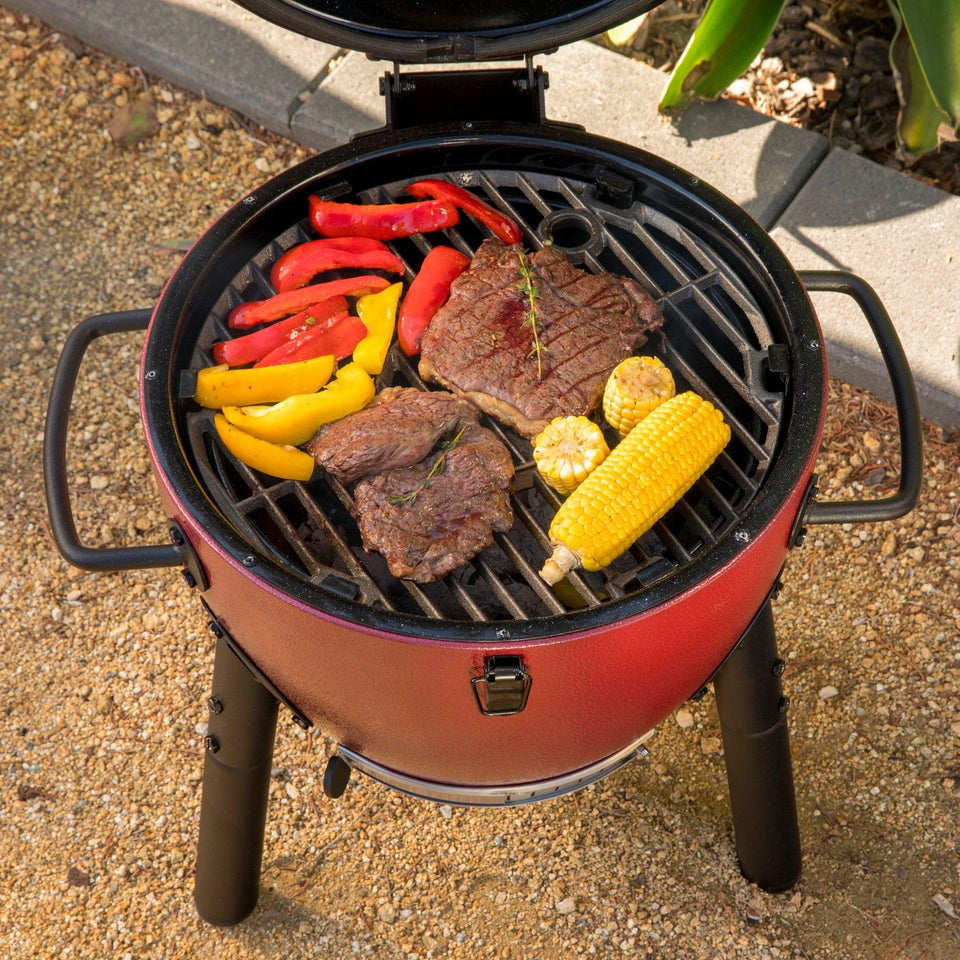 Char-Griller Black Akorn Junior Kamado Charcoal BBQ
